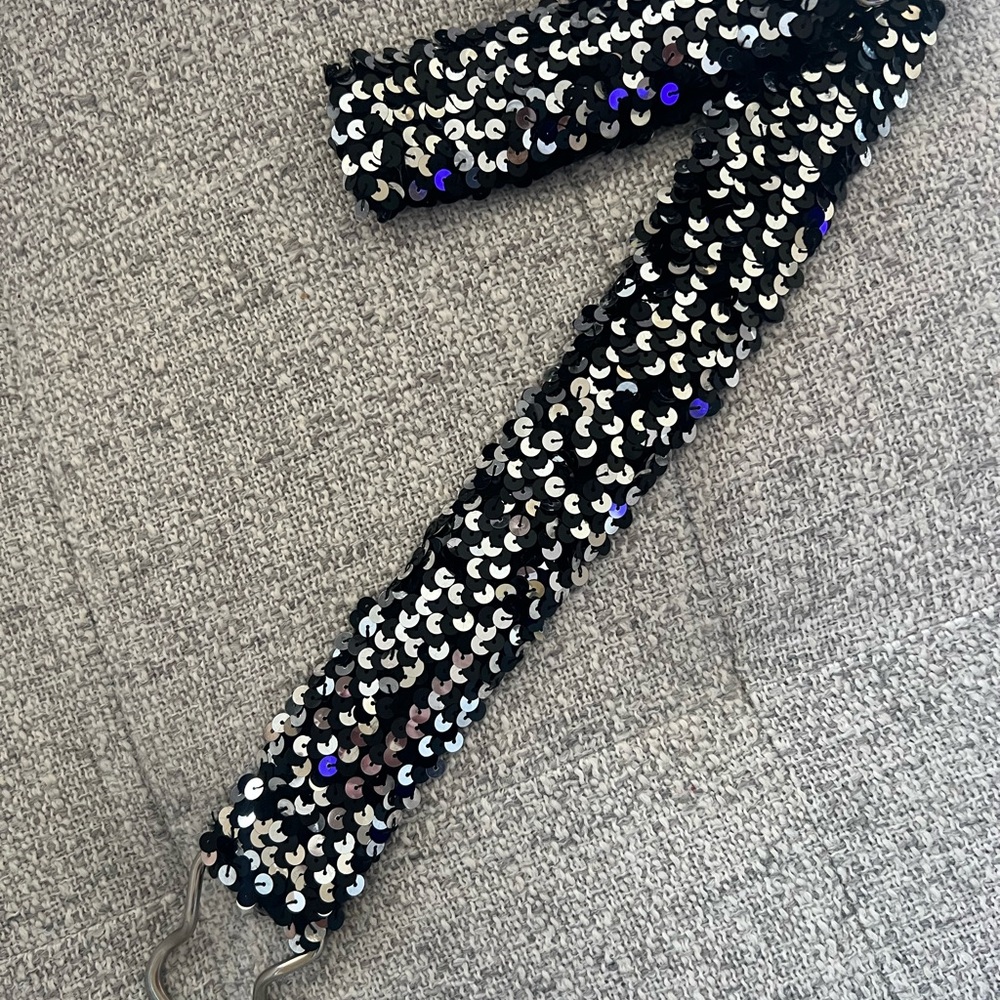 Sequin Embellished stretchy belt